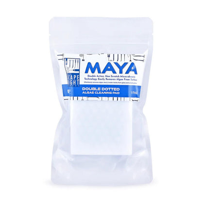 The Scape Right Series MAYA Double Dotted Algae Cleaning Pads | Premium-Grade Aquarium Glass Cleaner (1 Pad)