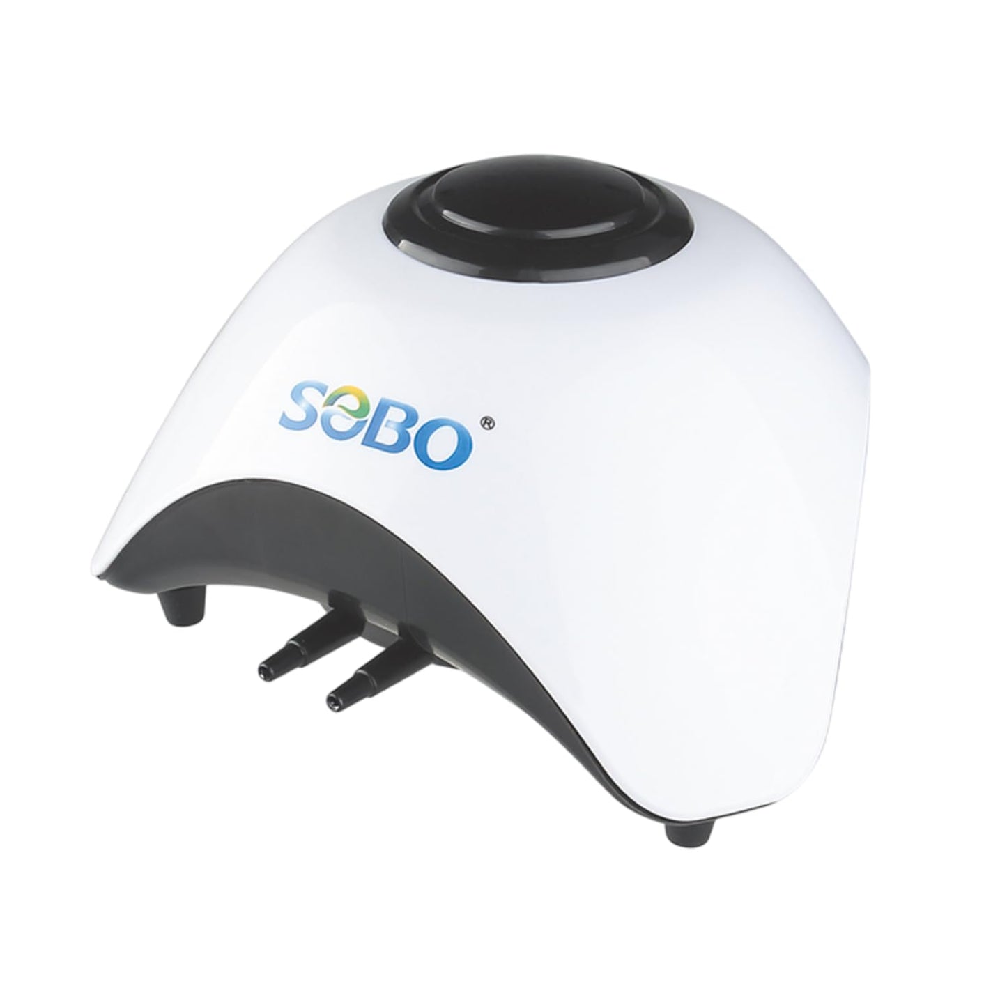 S0B0 SB-860A Air Pump for Aquarium Fish Tank | Energy Saving Design | Long Lasting Performance | Super Silent Design | Double Outlet | Power: 10W | F.Max: 2 x 6L/min | Original from Tunai Store