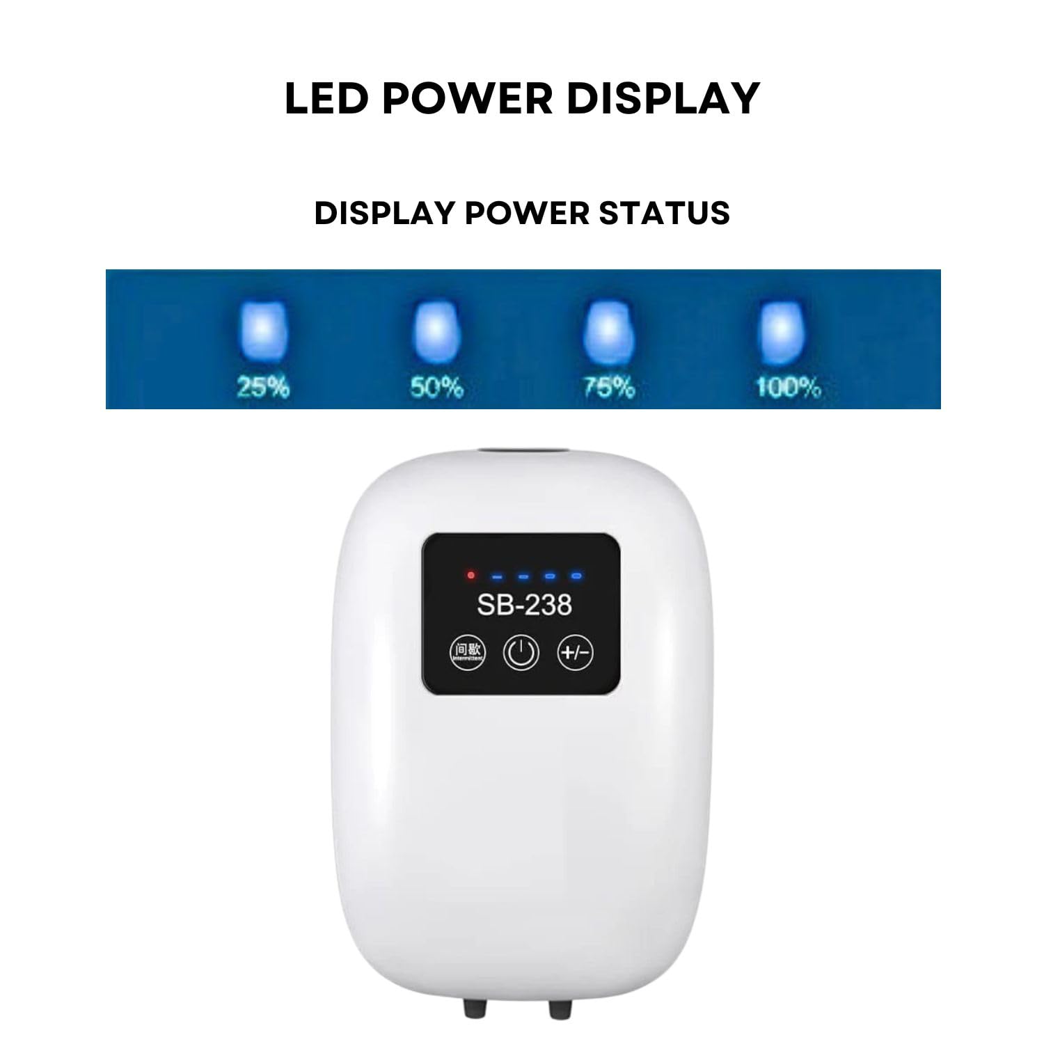 S0B0 SB-238 Air Pump for Aquarium Fish Tank |AC/DC Auto Convert Pump for Aquarium | Output: 2 x 3L/min | (Original from Tunai Store)