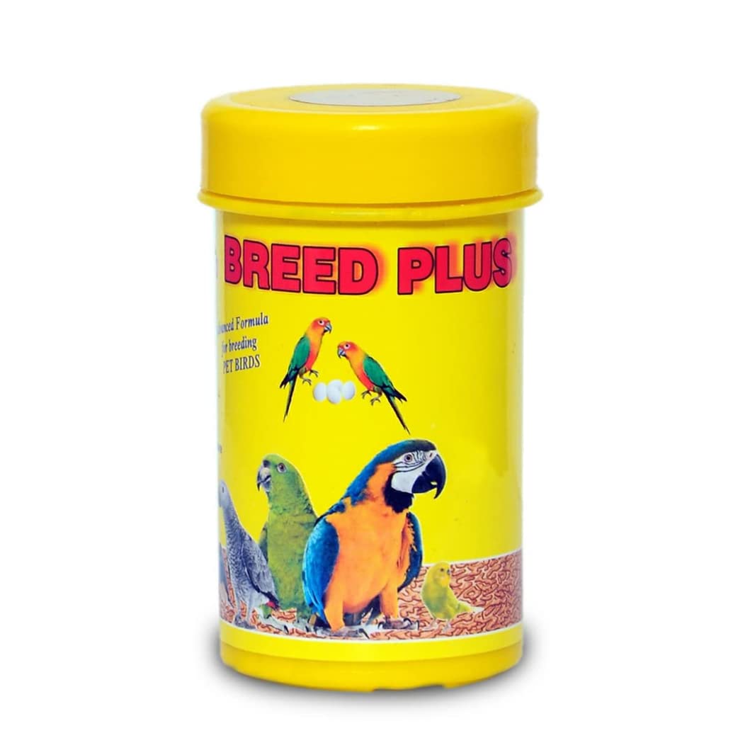 TUNAI SF+ Twin Pack (Pack of 2,50g+50g) Bird Booster,Breed Plus|Fortified With Vitamins,Boosts Metabolism,Folic Acid For Better Fertility,Improved Egg Production Birds,Cockteils,Finches,Conures,Parrot