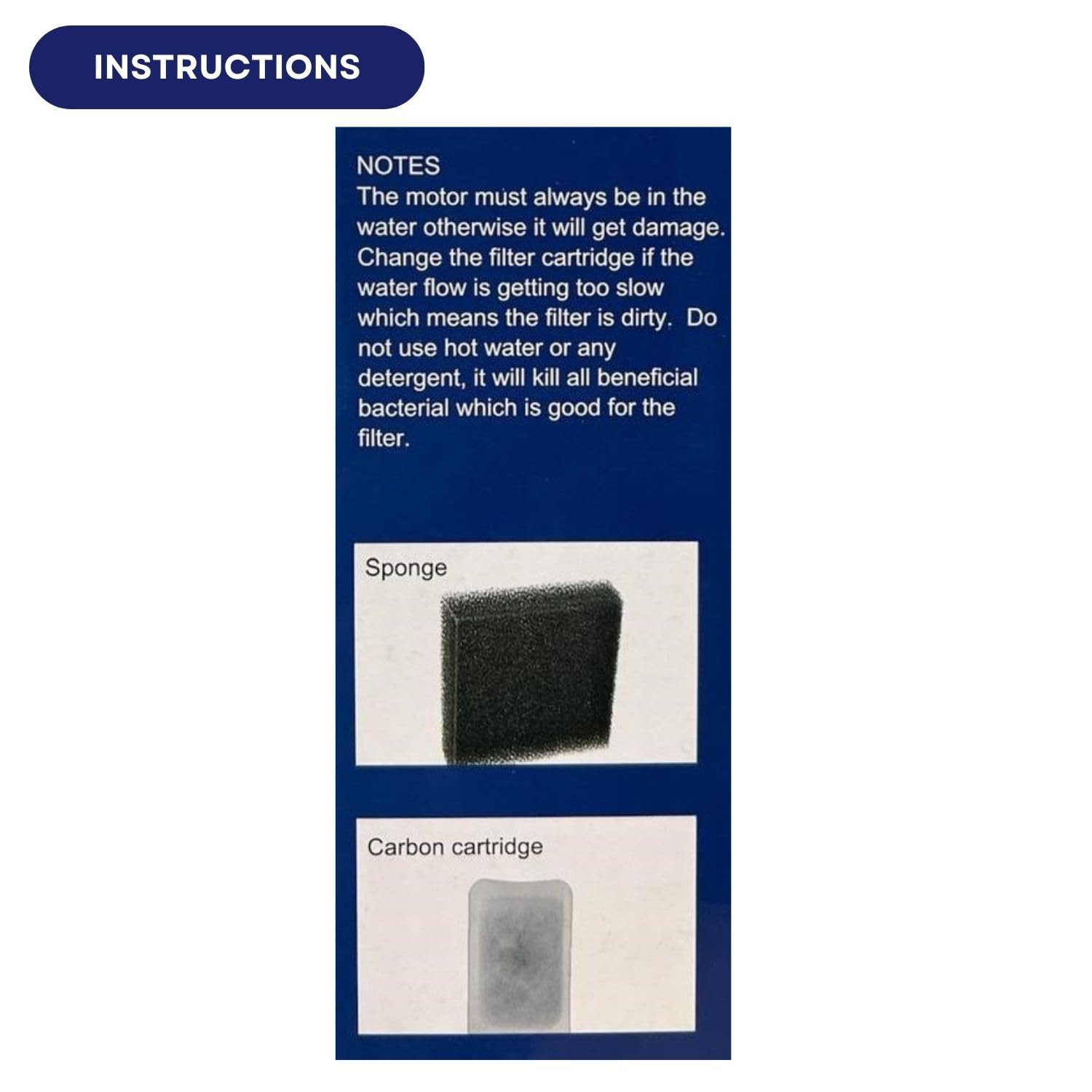 TUNAI Dophin FC-603 Internal Filter Box For Aquarium Fish Tank | Suitable For Both Fresh And Marine Water | Output: 280L/H | Suitable For Tank Size 55L | (Original from Store)