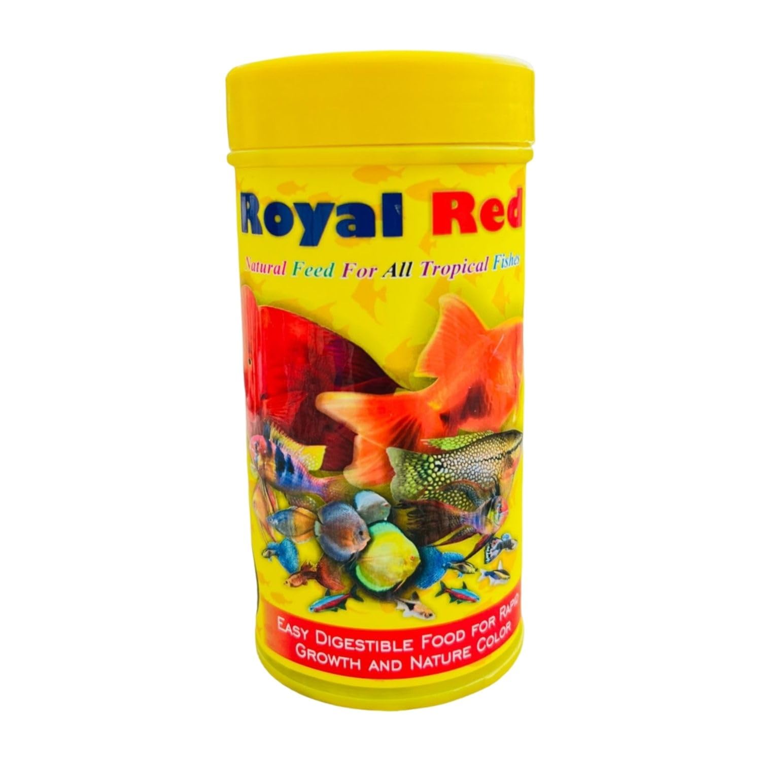 SF+ Royal Red Natural Fish Food | Natural Feed for All Tropical Fishes | Originally from TUNAI Store (100gms, Pellets)