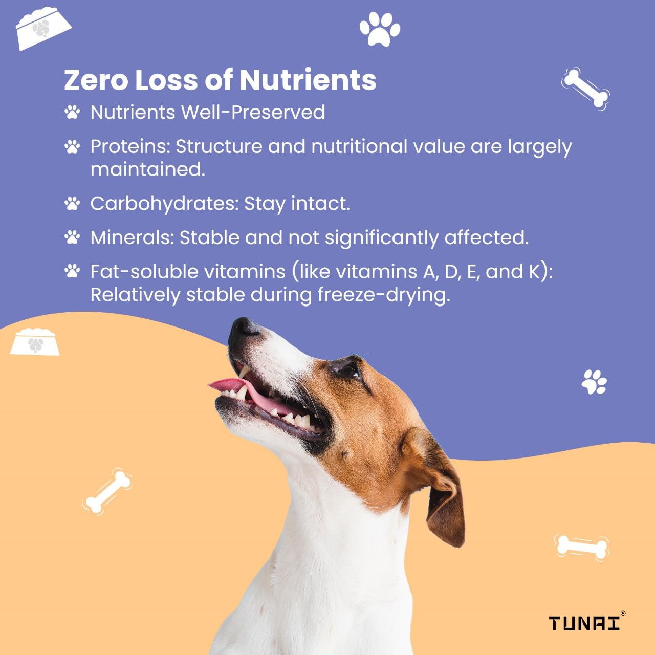 Tunai Premium Freeze Dried Treats for Adult Dogs & Weaning Puppies, 20g (Mini, Cod Nibs)