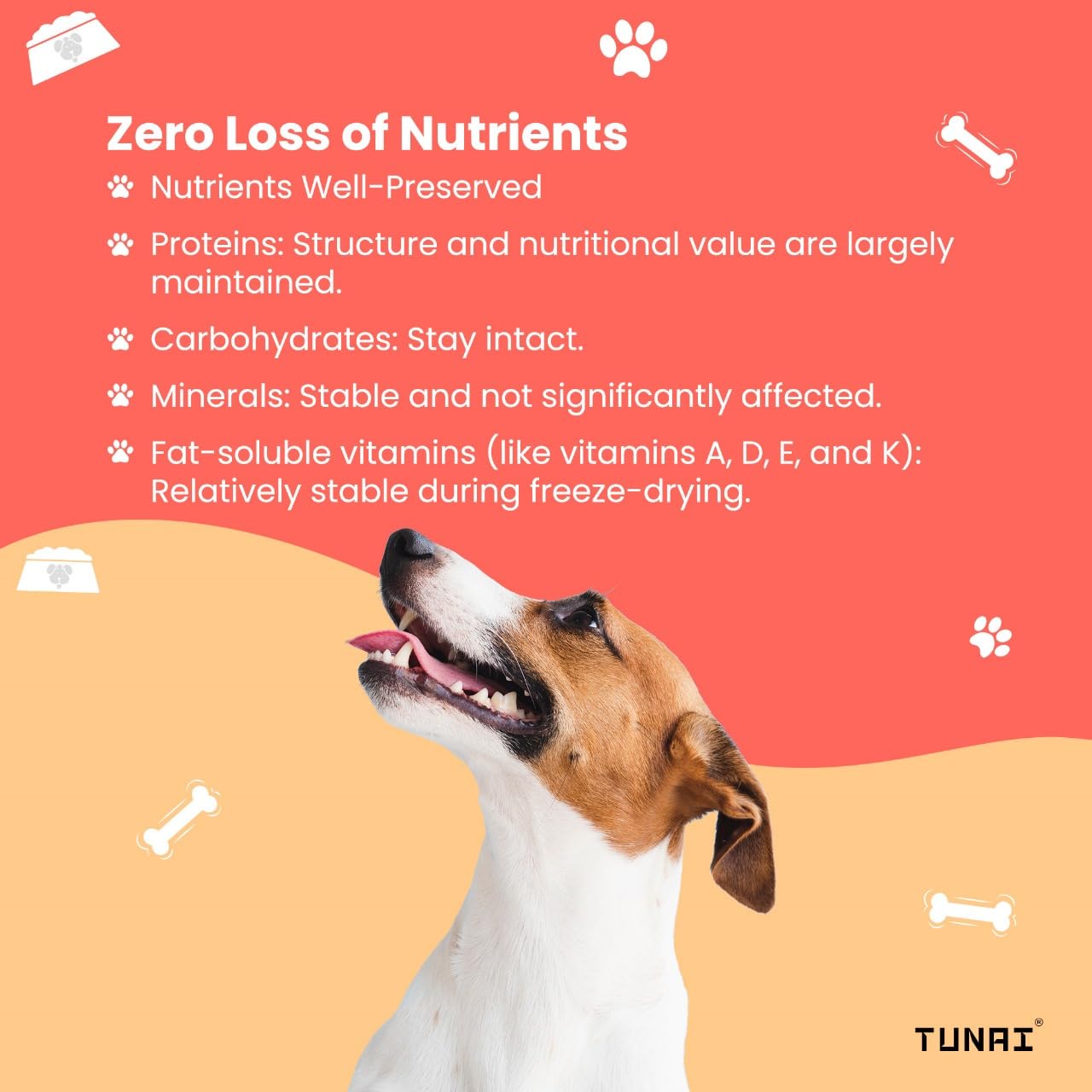 Tunai Premium Freeze Dried Treats for Adult Dogs & Weaning Puppies, 30g (Mini, Duck Bites)