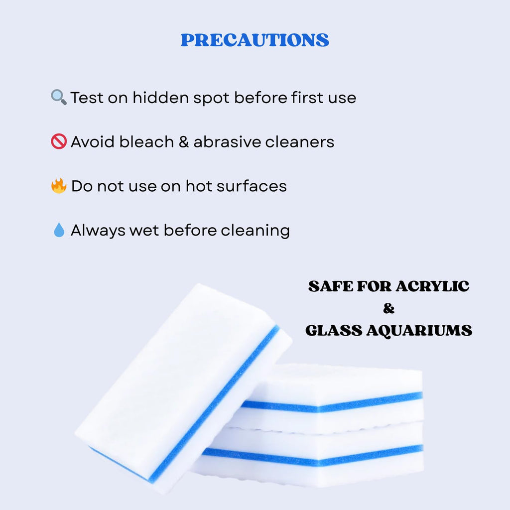 The Scape Right Series MAYA Double Dotted Algae Cleaning Pads | Premium-Grade Aquarium Glass Cleaner (3 Pads)