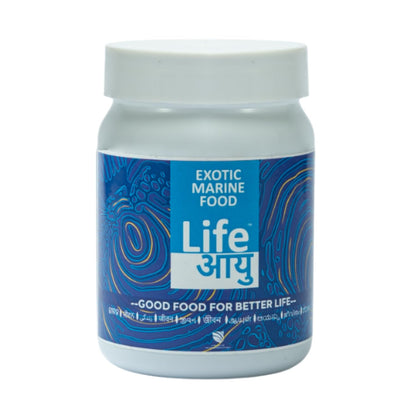 Life AAYU Marine Fish Food | Nutrient-Packed Diet | (70 GMS, Exotic)