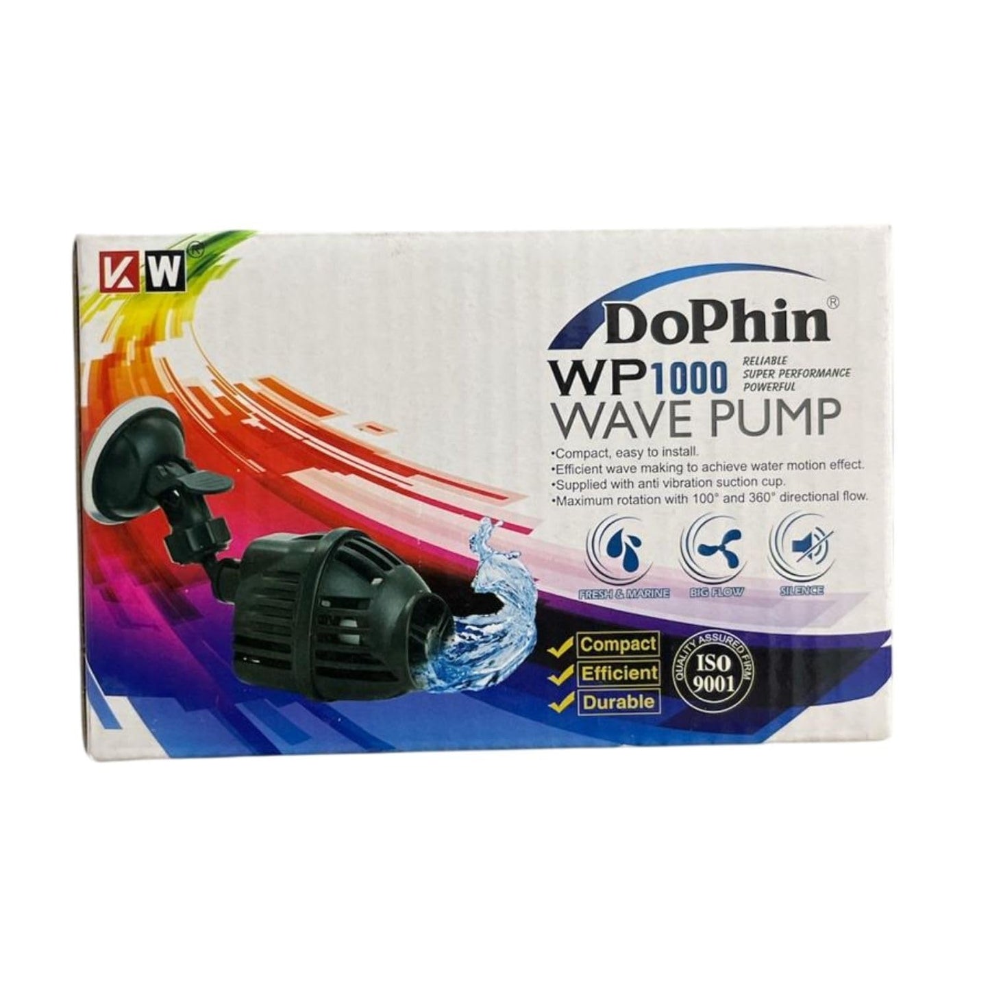 Dophin WP1000 Wave Pump for Aquarium Fish Tank | Output: 2000L/H | Suitable for Tank Size 30-190L | (Original from Tunai Store)