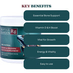 Reptile Garden Lizards & Dragons Calcium Supplement | Strong Bones, Strong Reptiles | 100% Safe & Vet-Approved (100 GMS)