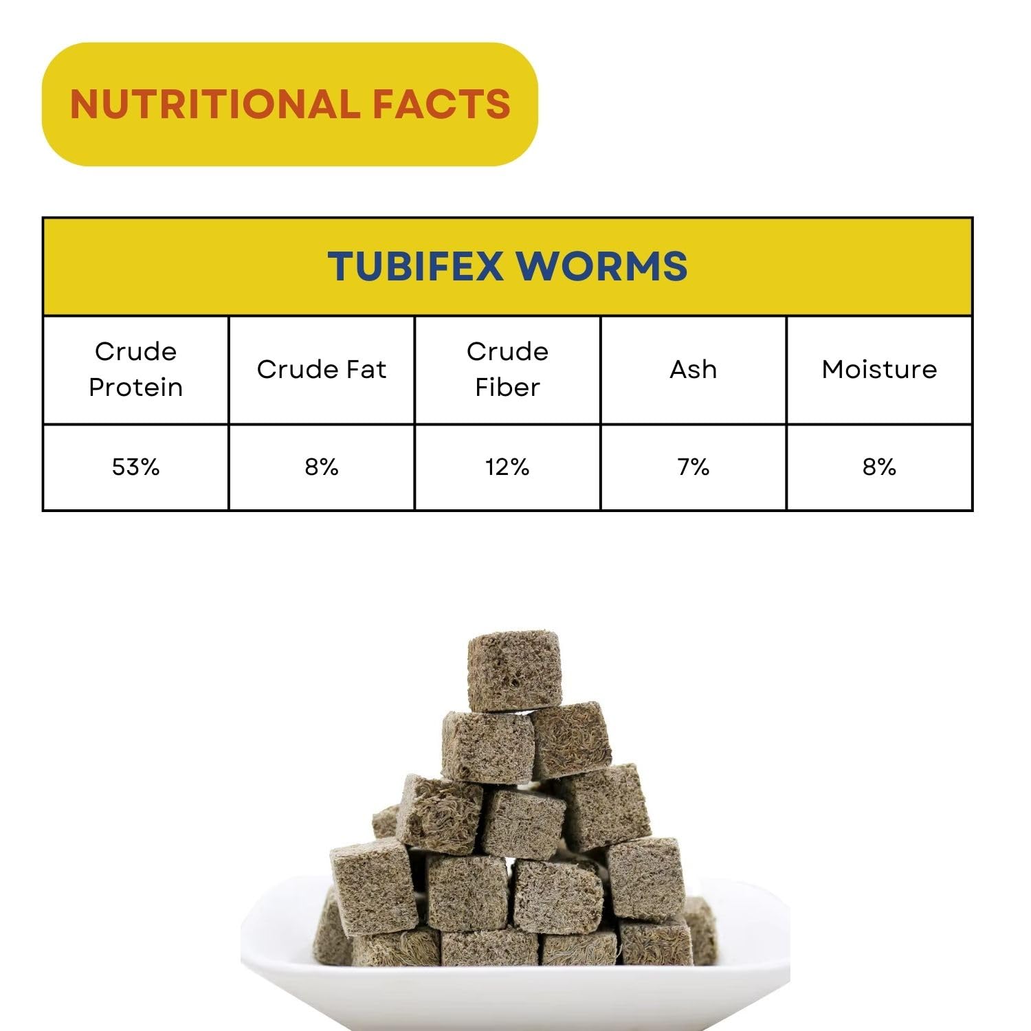 SF+ Tubifex Worms Fish Food | Freezed and Dried Worms for All Tropical Fishes | Originally from TUNAI Store (12gms, Dried Worms)