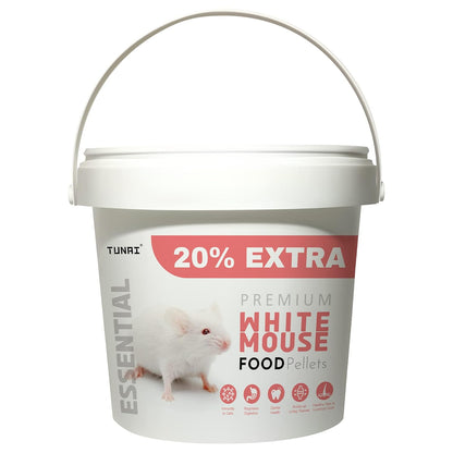 Tunai Rat Food |500g+20% Extra| Fortified with DHA Omega 3&6 and Vitamins for Better Skin Coat, and Easy Digestion, Suitable for All Lab Rats & White Mice
