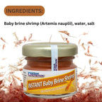 ON+ Instant Baby Brine Shrimp Ready to Use Fish Food (Original from Tunai Store) | Freshly Hatched Artemia (20gms, Baby Brine Shrimp)