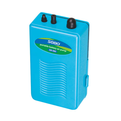 S0B0 Portable Battery Air Pump for Aquarium Fish Tank | Ease and Quiet Operation | Ideal for Smaller Tanks | (Original from Tunai Store) (SB-980)