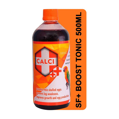TUNAI SF+ Calci Plus|100ml|Prevents Thin Shelled Eggs,Stregthens Bones,Improves Growth & Egg Production,Also Aids in the explusion of Eggs For Birds
