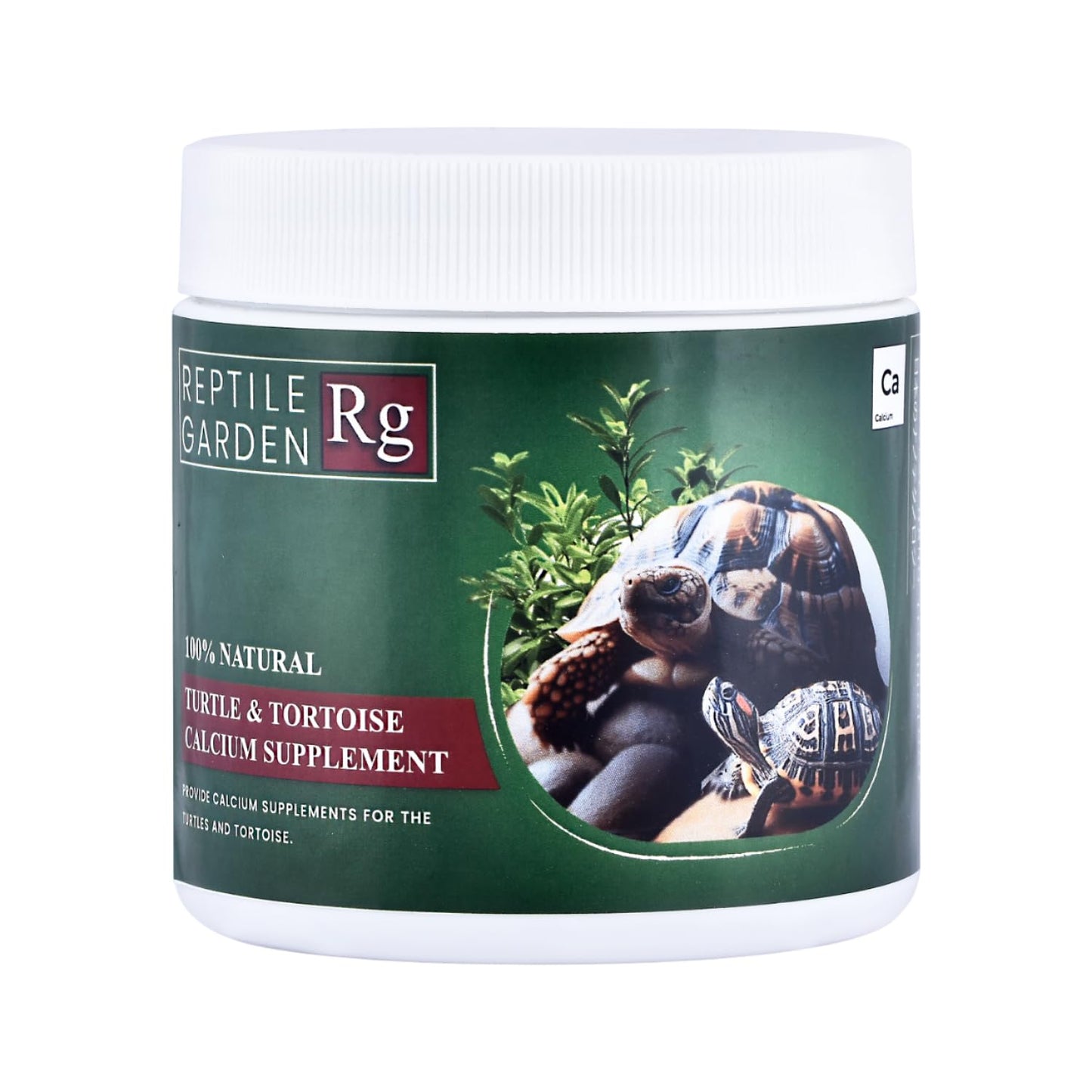 Reptile Garden Turtle & Tortoise Calcium Supplement | with Vitamins D & K | Stress-Relieving Essential Oils (100 GMS)