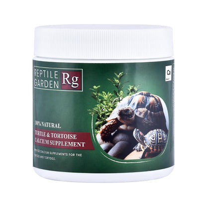 Reptile Garden Turtle & Tortoise Calcium Supplement | with Vitamins D & K | Stress-Relieving Essential Oils (100 GMS)