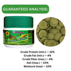 ON+ Algae Wafers Fish Food (Original from Tunai Store) | Sinking Wafers for Herbivorous Bottom Feeders (75gms, Sinking Pellets)