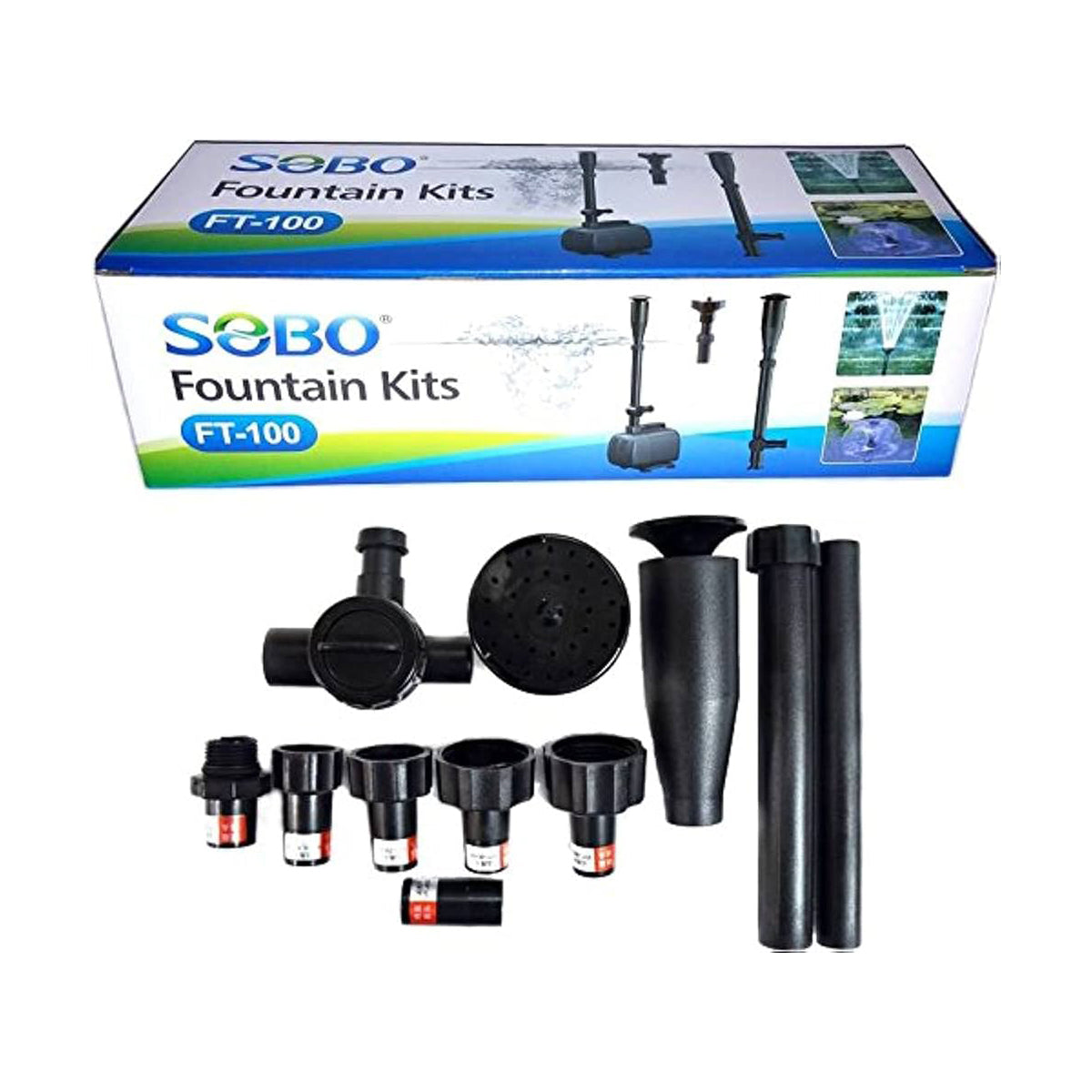 SOBO FT-100 Fountain Kit | Extension for Fountain Pump | Water Ring