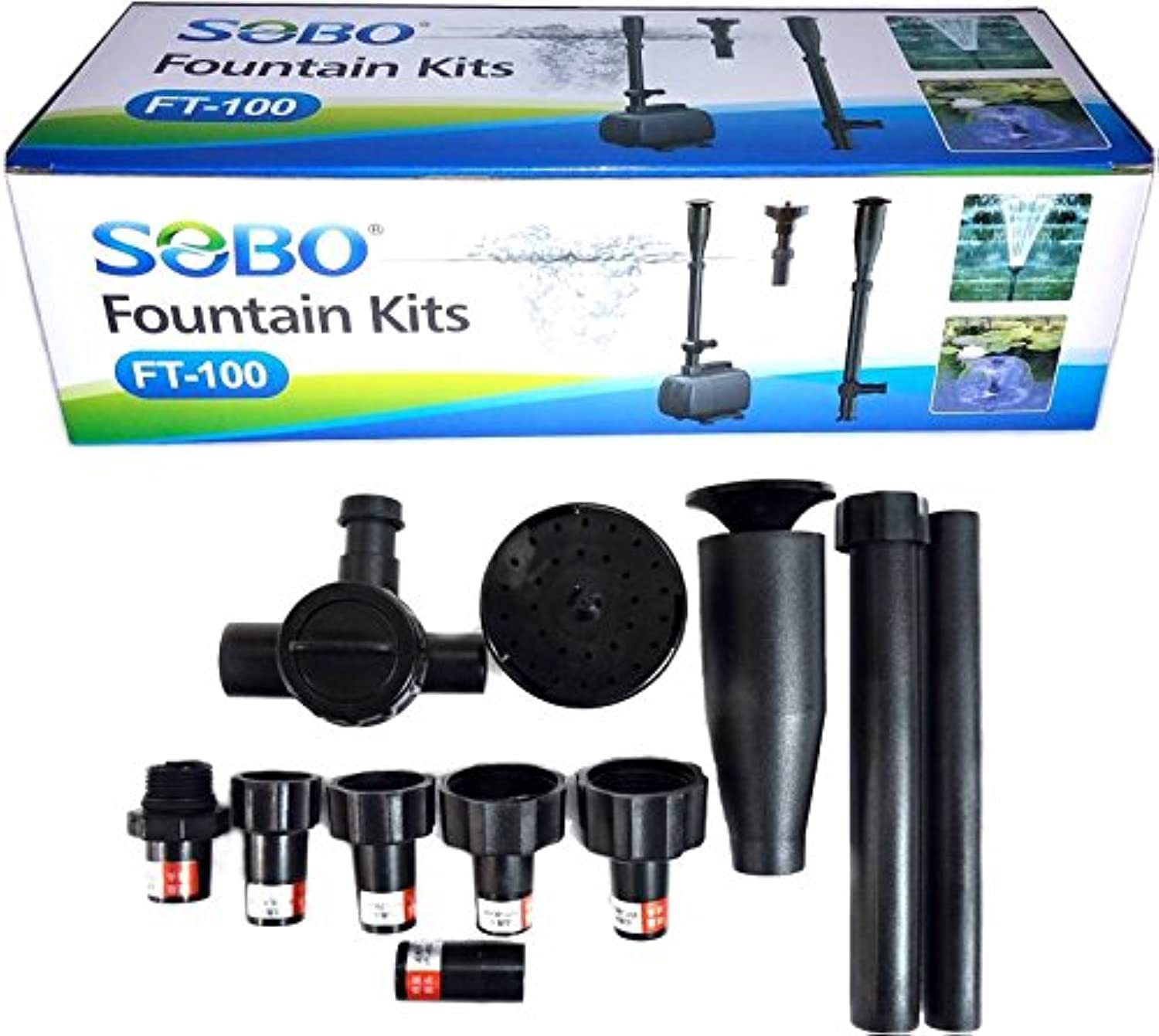 Sobo Fountain Kit FT-100 | Extension for Fountain Pump | Water Ring