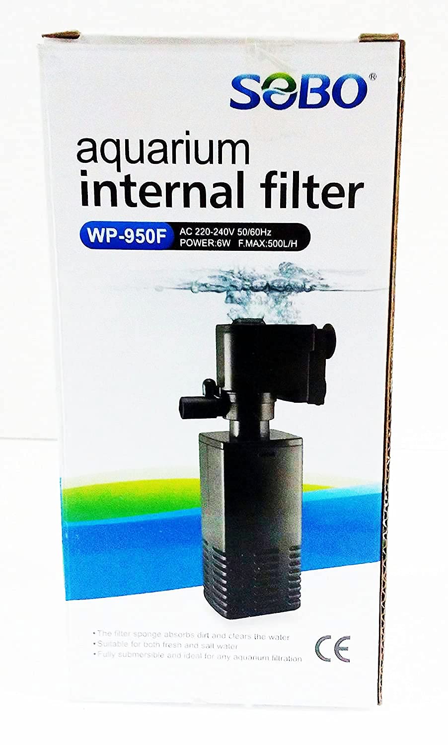 Sobo WP-950F Aquarium Internal Filter, 1 Piece