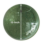 Wall Mount 12-inch Green Round Shape Fish Bowl – Without Stand | Modern Aquarium for Home, Office & Café Décor | Space Saving & Compact Design | Elegant Fish Tank & Plant Terrarium