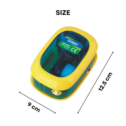 S0B0 SB-9903A Air Pump for Aquarium Fish Tank | Minimal Noise Output and Vibration | Adjustable Flow Rate | Single Outlet | Power: 3.5W | F.Max: 4.5L/min | Original from Tunai Store