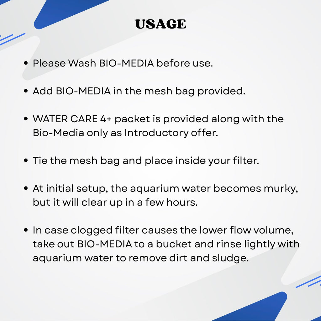 The Clean Water Series BIO Media for Aquarium | Designed for Recreating The Water Purification System (250gms/500ml)