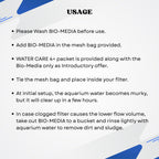 The Clean Water Series BIO Media for Aquarium | Designed for Recreating The Water Purification System (250gms/500ml)