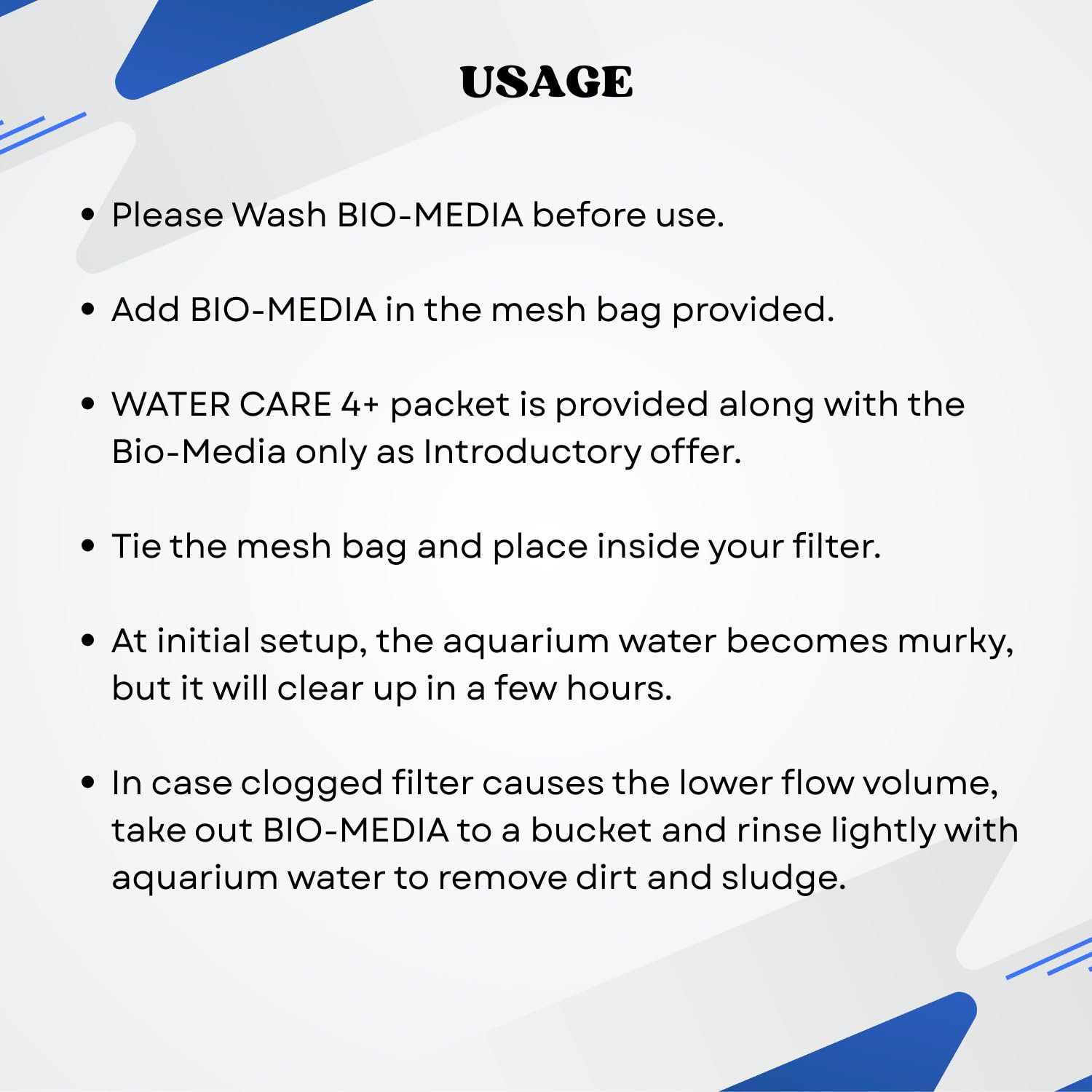 The Clean Water Series BIO Media for Aquarium | Designed for Recreating The Water Purification System (250gms/500ml)
