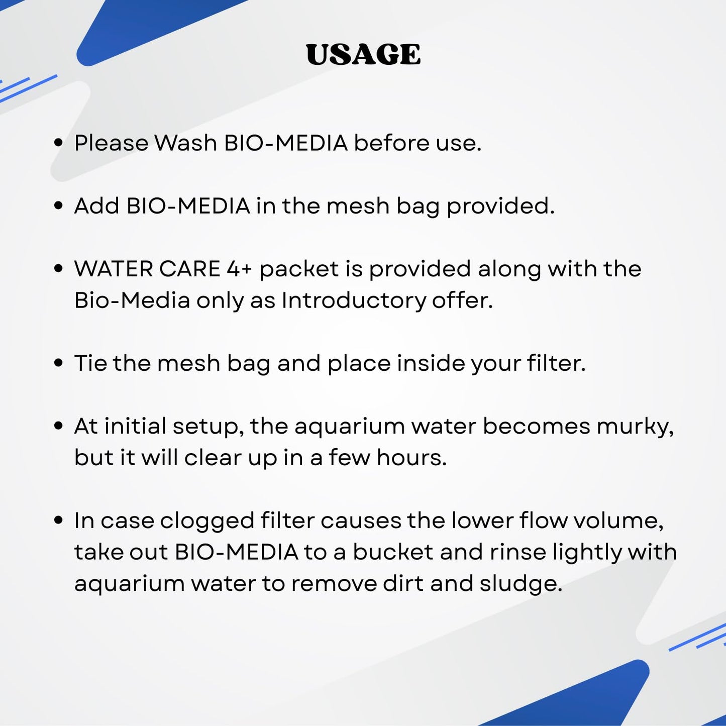 The Clean Water Series BIO Media for Aquarium | Designed for Recreating The Water Purification System (1Kg/2Ltr)