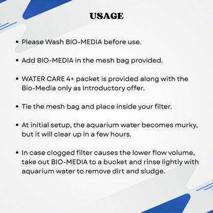 The Clean Water Series BIO Media for Aquarium | Designed for Recreating The Water Purification System (1Kg/2Ltr)