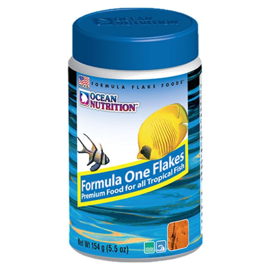 ON+ Formula One Flakes Fish Food (Original from Tunai Store) | Premium Flake Food for All Tropical Fish (156gms, Flakes)