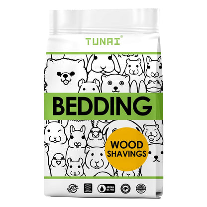 Tunai Natural Wood Shaving Bedding for Rabbit, Guinea Pig, Gerbil, Hamster, Chinchilla, Rat, White Mice, Lab Rat, White Rat, Mouse, Birds, Snake, Turtle, and Other Reptiles, 1KG