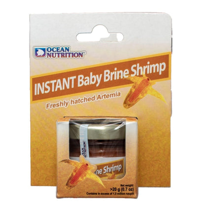 ON+ Instant Baby Brine Shrimp Ready to Use Fish Food (Original from Tunai Store) | Freshly Hatched Artemia (20gms, Baby Brine Shrimp)