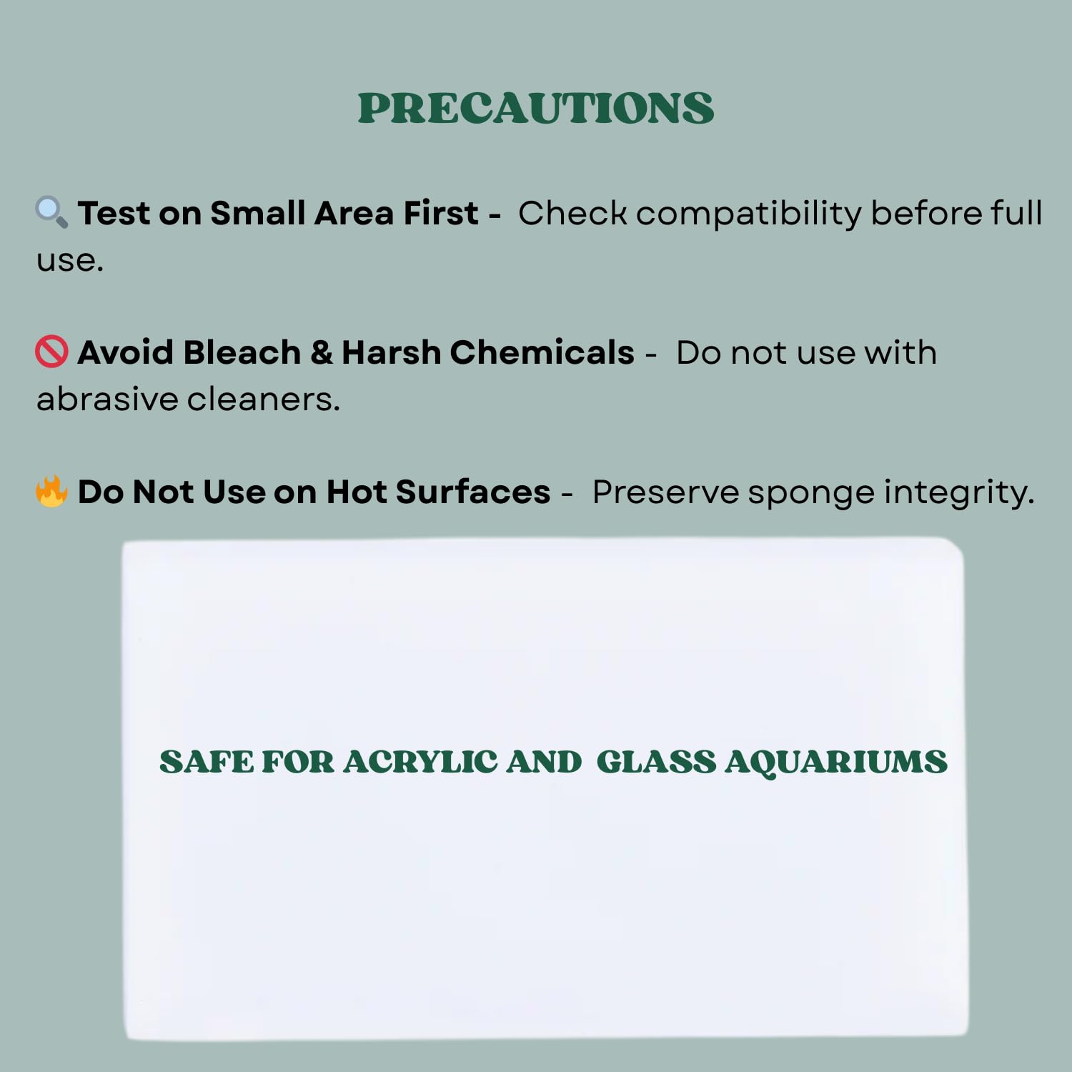 The Scape Right Series MAYA Algae Cleaning Pads for Aquarium | Safe for Acrylic & Glass Aquariums (1 Pad)