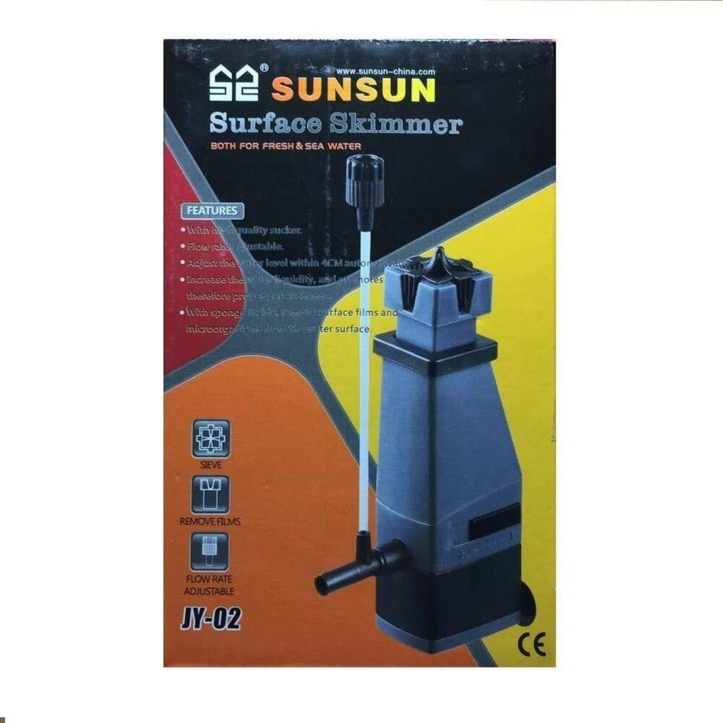 SUNSUN Surface Skimmer for Both Sea and Fresh Water | JY-02 |Aquarium Accessories | Original from TUNAI Store