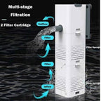 SANSEFERO® Xiaoli XQP Series Multi-Function Submersible Filtration Pump for Aquarium/fish tank (XQP-1000F | 14W | 1000L/h)
