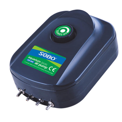 S0B0 SB-988 Air Pump for Aquarium Fish Tank | Minimal Noise Output and Vibration | 4-Way Air Pump | Adjustable Flow Rate | Power: 12W | F.Max: 4 x 4L/min | Original from Tunai Store