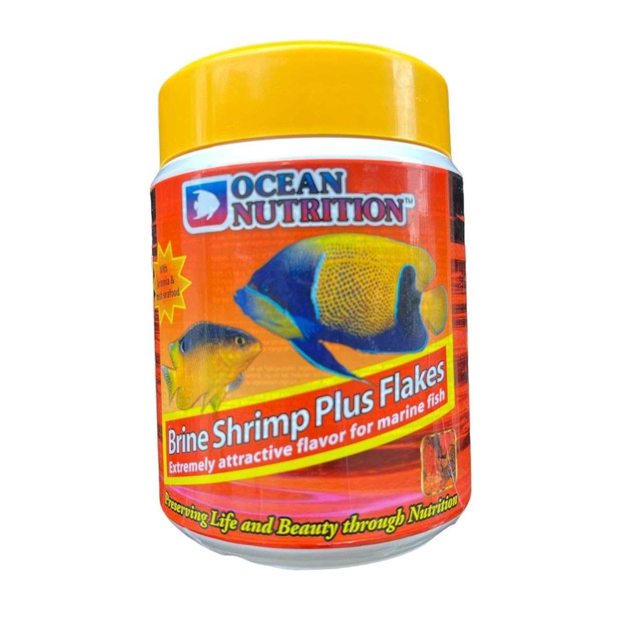 ON+ Brine Shrimp Plus Flakes Fish Food | 34 GMS | Originally from TUNAI Store