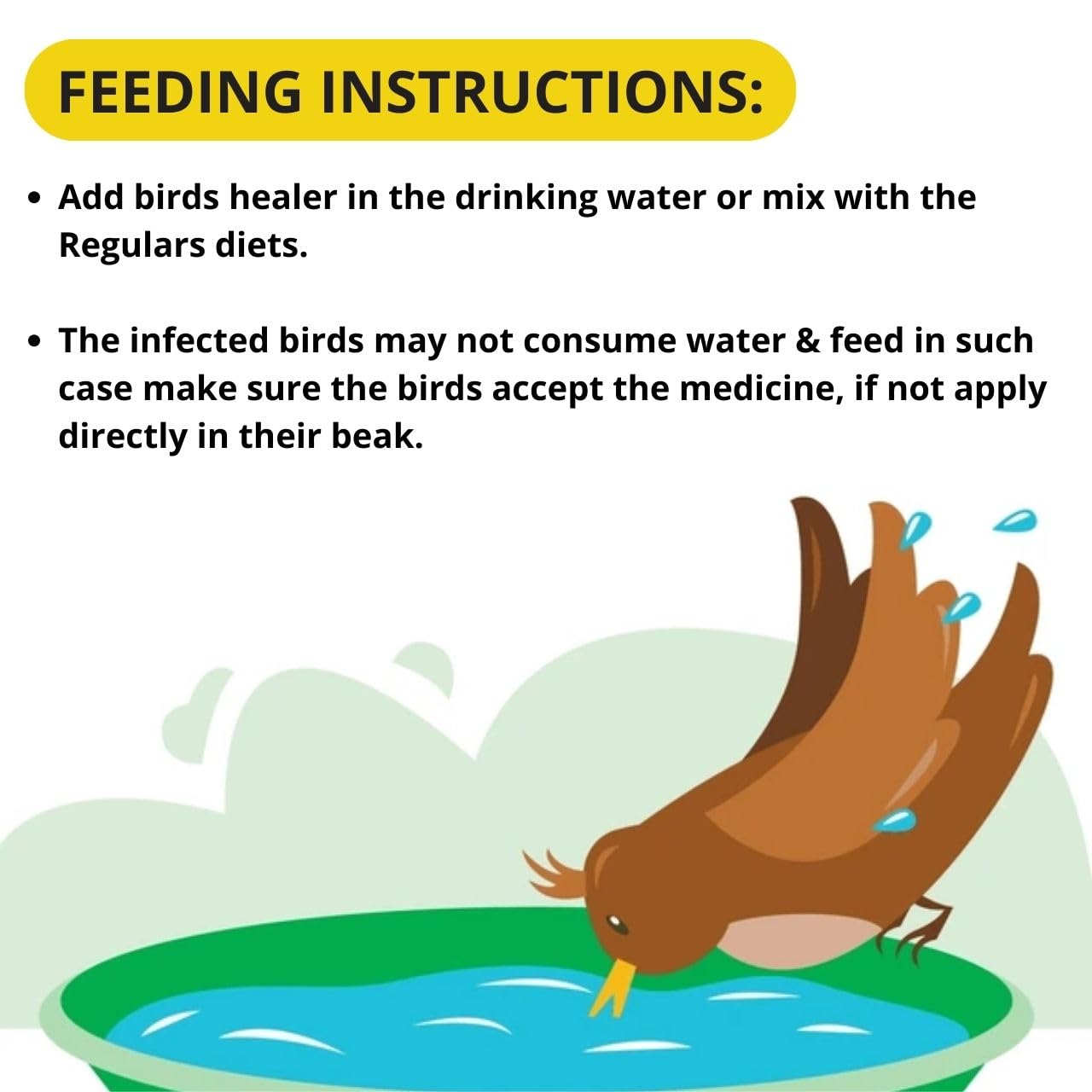 SF+ Bird's Healer Health Supplement | Health Supplement for Pet Birds | Original from TUNAI Store | 100gms