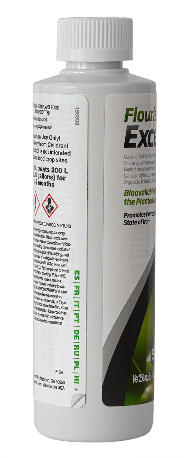 Seachem Flourish Excel Planted Aquarium Fertilizer, 250 ml