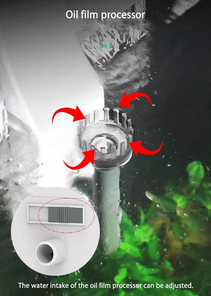 Sunsun Xiaoli New Premium XBA Series Water Fall Style Hang On Filter with Surface Skimmer (XBA-500)