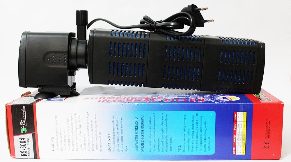 RS Electrical 3004 Aquarium Submersible Internal Filter