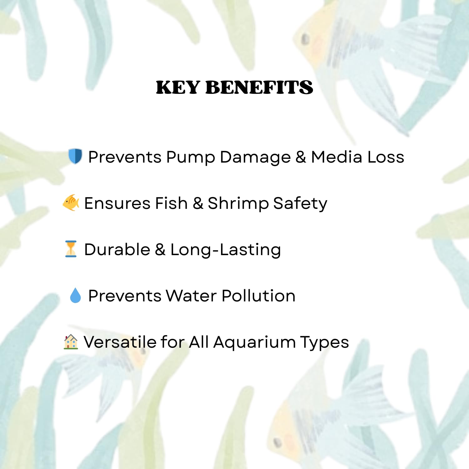 The Clear Water Series Net Bag for Aquarium Filter Media, Durable Bags to Hold Biological and Chemical Filter Media (Medium (Pack of 3))