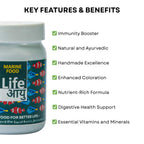 Life AAYU Marine Fish Food | Nutrient-Packed Diet | (70 GMS, Regular)
