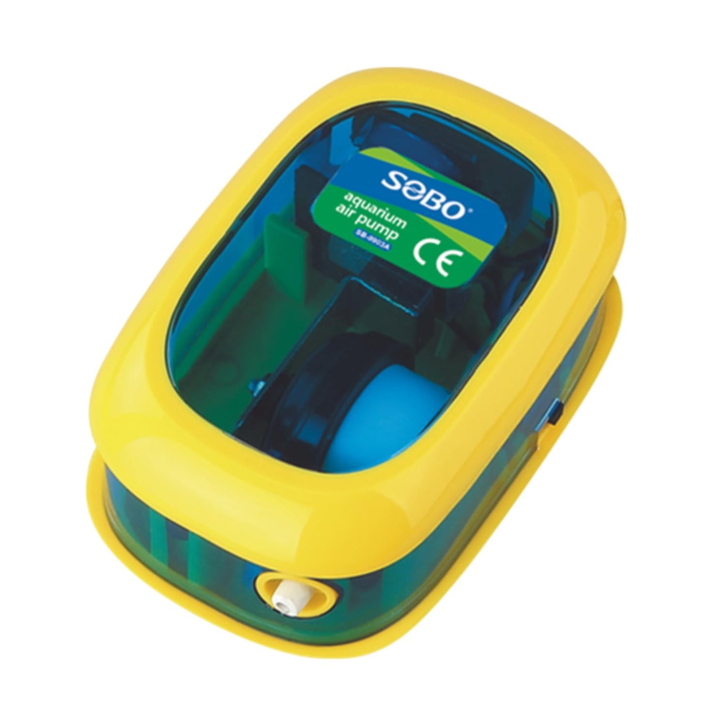 S0B0 SB-9905A Air Pump for Aquarium Fish Tank | Minimal Noise Output and Vibration | Adjustable Flow Rate | Dual Outlet | Power: 4.2W | F.Max: 2 x 5.5L/min | Original from Tunai Store