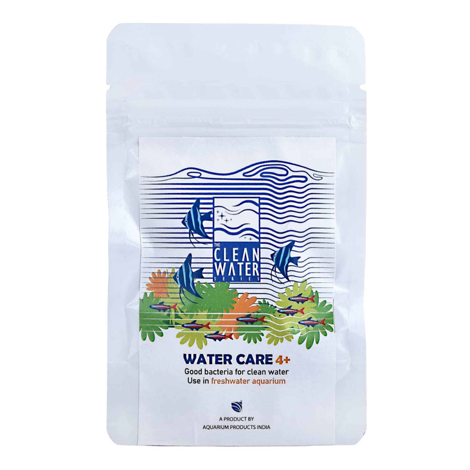 The Clean Water Series Water Care 4+ | Easy Water Treatment for Aquarium (9 GMS)
