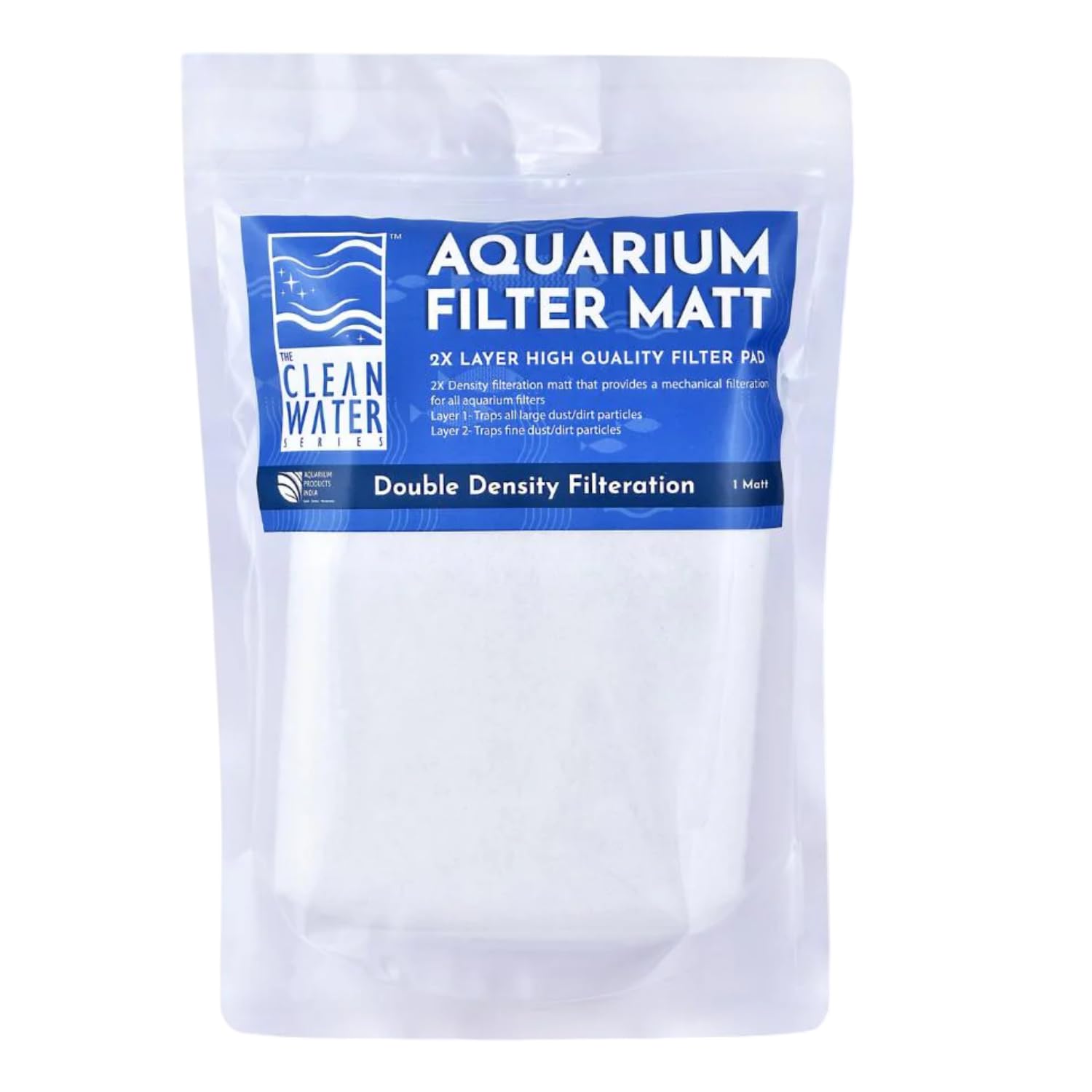 The Clean Water Series Aquarium Filter Matt | 2X Layer Filtration Pad (Food-Grade Nylon Mesh)