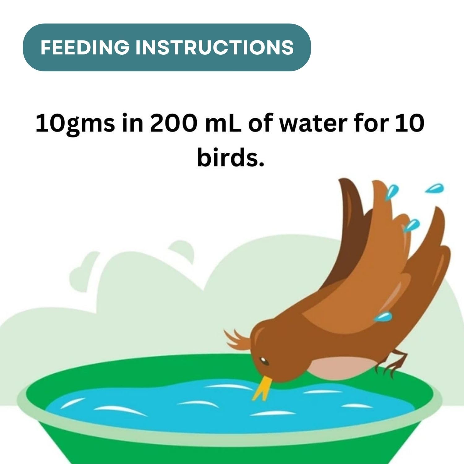 TUNAI SF+ De-Worming Food for Birds | Health Supplements | Original from Store | 100g, All Life Stages, powder