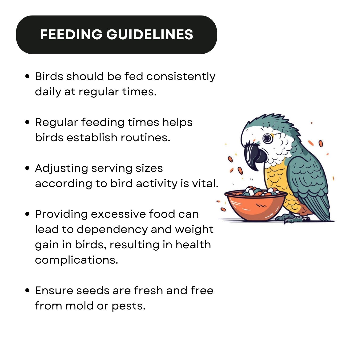 SF+ Birds Bite Organic Seeds Bird Food | Suitable for African Love Birds, Conures, Budgerigars, Finch & Macaws (400gms, Selected Organic Seeds)