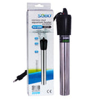 JAINSONS PET PRODUCTS Sobo Ultra Short Stainless Steel Heating Rod for Fish Tank Aquarium Heater, 200 W